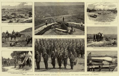 最近の南米戦争、ペルーのキャンペーンのスケッチ 作： William Lionel Wyllie